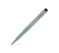 Faber-Castell Art & Graphic Pitt Artist Pen Brush India Ink Pen, Earth Green, Single Pitt Pen, For Art, Craft, Drawing, Sketching, Home, School, University, Colouring