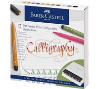 Faber-Castell PITT Artist Pens Calligraphy Studio Box 12 pc