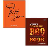 Pitt Cue Co. Cookbook By Jamie Berger, Simon Anderson & Weber's Complete BBQ Book By Jamie Purviance 2 Books Collection Set