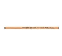Pitt Oil Base Pencil, Black Hard Pack of 6