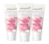 Pittapatta Organic Baby Barrier Cream, Mango & Shea Butter | Soil Association | Soothes Eczema, Psoriasis & Nappy Rash | Natural Weather Protection & Itch Relief | Newborn Safe - 3 x 150ml
