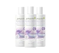 Pittapatta Organic Baby Bubble Bath Body Wash, by Simply Gentle - Moisturising Body Wash with Cleansing Agents - Baby-Safe with Lavender, Organic Aloe Vera & Sweet Orange (250 ml Pack of 3)