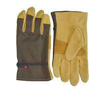 Pittards All Purpose Canvas Leather Gardening Gloves - Saddle Tan (Extra Large)