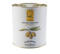 PITTED Green GORDAL OLIVES Slightly Spicy Chilli Picante Catering 4,2kg tin