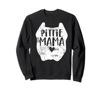 Pittie Mama Pitbull Lover Cute Dog Mom Love Pitbulls Sweatshirt