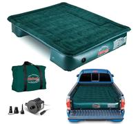 Pittman Outdoors AirBedz Lite PPI PV202C Full Size, Short 6'-6.5' Truck Bed Air Mattress with DC Corded Pump (76"x63"x12" Inflated),Green,Full Size Beds