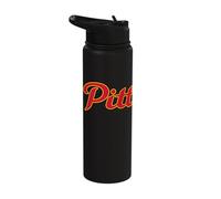Pittsburg State University Gorillas Pitt State Script Logo Stainless Steel Insulated Water Bottle