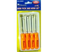 Pittsburgh 4 Piece Mini Pick and Hook Set by Pittsburgh