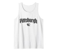 Pittsburgh 412 Area Code Pride Pennsylvania Tank Top