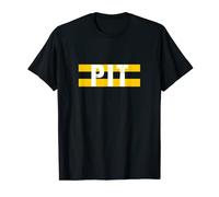 Pittsburgh Black Yellow Stripes Vintage Cool Pittsburgh Fab T-Shirt