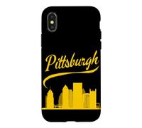 Pittsburgh Born in PA From PGH Pennsylvania Burgh Mom Dad Case for iPhone X/XS