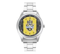 Pittsburgh City Flag Simple Stainless Watch Fashion Designer Wristwatch Easy Reader Analog Watches Gifts for Men
