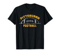 Pittsburgh Football | End Zone Game Day Distressed Vintage T-Shirt