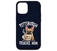 Pittsburgh Frenchie Mom Shirt French Bulldog Dog Coffee Love Case for iPhone 12/12 Pro