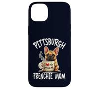 Pittsburgh Frenchie Mom Shirt French Bulldog Dog Coffee Love Case for iPhone 14 Plus