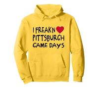 Pittsburgh Game Days Funny Locals Freak'n Love Pittsburgh Pullover Hoodie