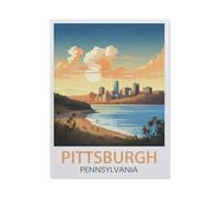 Pittsburgh Pennsylvania，Puzzle 1500 Pieces of Paper Puzzles Suitable for Adults Children Families Stress Relief Puzzle Games57x87cm-AD70