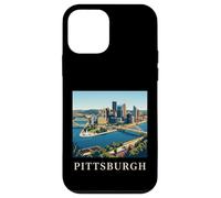 Pittsburgh Pennsylvania Retro Vintage Skyline River Bridge Case for iPhone 12 mini
