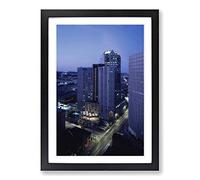 Pittsburgh Pennsylvania USA Framed Print | A2 Black Framed Wall Art | Ready to Hang | Modern Flag Picture | Living Room Bedroom Lounge Office