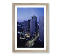 Pittsburgh Pennsylvania USA Framed Print | A2 Oak Framed Wall Art | Ready to Hang | Modern Flag Picture | Living Room Bedroom Lounge Office