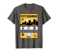 Pittsburgh PGH Skyline Vintage Local Steel City T-Shirt