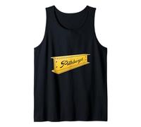 Pittsburgh Retro Lettering On A Steel Bar Pennsylvania Pride Tank Top