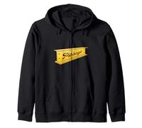 Pittsburgh Retro Lettering On A Steel Bar Pennsylvania Pride Zip Hoodie