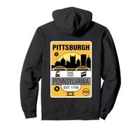 Pittsburgh Skyline Steel City Local Pride PGH Pullover Hoodie