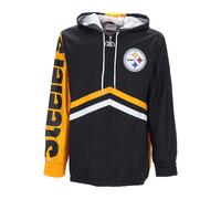 Pittsburgh Steelers Windbreaker Jacket, male, Mitchell & Ness, Light Jackets, Black, M, Jackets M