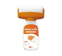 Pittura Bianca Per Interni - Rullo Per Vernice Bianca | Rullo Pittura Per Pareti, 2 in 1 Per Ritocchi E Riparazioni 500 G,multifunzionale Per Cucina Esterni Porte Falegnameria Interni Mobili | Ideale