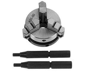 Pitxsgsia Lathe Chuck K01 50 Self-Centering Mini Lathe Chuck 3 Jaw Wood Lathe Tool