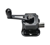 Pitycbo Balcony Lifting Clothesline Replacement Crank Handle, Easy Installation, 1.8m Steel Rope Winder, Repair Parts, Black