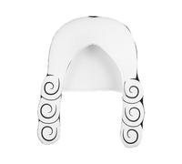 Pitycbo Cartoon Spiral Hairpiece Hat Headpiece Prop Fun Character Costume Headwear Lightweight Polyester Cotton suitable for cosplay stage performance themed, Array, PD-1165 White, One Size