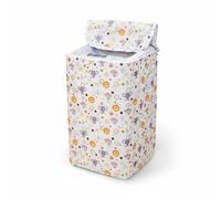 Pitycbo Cover Laundry Appliance Top Loading Washer Protector Polyester Water Resistant Suitable for Room Balcony Utility Corner , Happy Zoo , Top Opening Medium