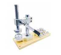 Pitycbo Cylindrical Capper Watch Case Press Machine with Screw Mechanism Metal Frame Design Replaceable Even Case Compression Iron Alloy Suitable for Watch Repair Workshop Service Hobby Projects