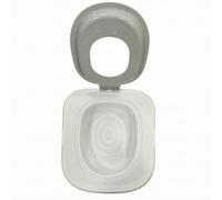 Pitycbo Detachable Pet Toilet Training System Reusable, Toilet Training Insert with Removable circlet, Gradual, for Home, Gray