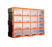 Pitycbo Hardware Organizer Cabinet Space-Saving Wall-Mountable Parts Cabinet with Transparent Drawers for Home Organization, Garage,