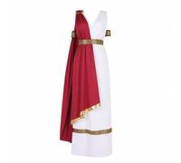 Pitycbo Men Performance Costume Roman Outfit Costume Robe Tunic With Classic Style Polyester Make For Comfort suitable for cultural festivals historical role, XL, Roman Adult Female Style B