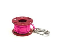 Pitycbo Mini Pendant Keychain Charm Clip Reel Accessory Aluminum Alloy Compact Pendant Discreet Highlight With Wound Cord Center, color to 5, style to 5