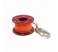 Pitycbo Mini Pendant Keychain Charm Clip Reel Accessory Aluminum Alloy Compact Pendant Discreet Highlight With Wound Cord Center, color to 8, style to 8