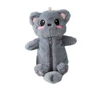 Pitycbo Pencil Case with Animal Motif and Zipper, Soft, Original, Cartoon Design, Stationery Bag, Cosmetic Bag for Preschool Tests, Home, Travel, Koala