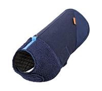 Pitycbo Quilted Dog Coat with Fleece Lining Adjustable Fleece-Lined Dog Coat Warm Pet Clothing for Cold-Weather Play, s, Dark Blue, S
