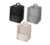 Pitycbo Shoe Bag, 3 Pieces, Sports Storage Bag, Cosmetic Holder, Oxford Cloth, Camping Suitcase Organizer.