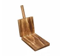 Pitycbo Stainless Steel Handle Batter Press Flattener Dumpling Wrapper Maker Hinged Panel Ergonomic Leverage Nonstick Surface Suitable for Cooking Meal, XL, Carbonized