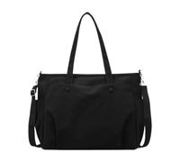 Pitycbo Tote Handbag Laptop Bag Crossbody Bag Shoulder Bag Oxford Cloth Large Capacity Sturdy with Pockets Zipper Suitable for Work College Office Travel Comm, Black