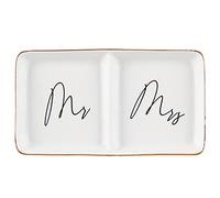 Piudee Engagement Ring Dish Future Mr and Mrs Gifts Ring Dish Wedding Ring Holder Jewelry Dish, Bridal Shower Gift for Bride to be Wedding Engagement Gifts for Her/Couples/Newlyweds Women