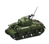 Piudwe M4A1 Sherman Medium Tank Model Building Blocks Kit, 883 Parts Set