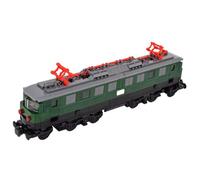 Piudwe Train Carriage Set Building Blocks, Classic Railway Car Model Construction Kit, Assembled Locomotive Freight Carriage Architectural Model Kit