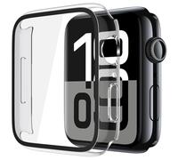 Piuellia 2 Pack Hard Protective Case Screen Protector Compatible with Apple Watch Series 11 Series 10 46mm, Anti-Drop Ultra-thin Full Coverage PC Cover for iWatch, 2 Transparent