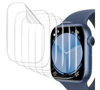 Piuellia 6 Pack Screen Protector for Apple Watch SE3 SE2 SE Series 6 Series 5 Series 4 40mm, Ultra Thin Easy Installation Touch Sensitive HD TPU Hydrogel Film for iWatch